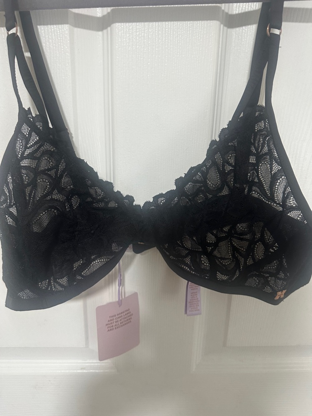 Savage Fenty  Black Lace Bra•NWT